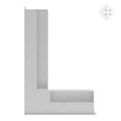 Kratka wentylacyjna LUFT SF narożny lewy 600x400x90 mm - kolor biały #4